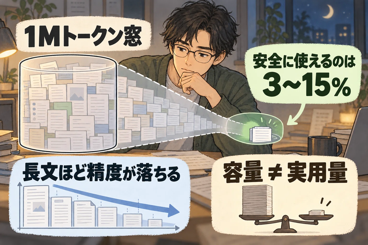 Why can you only use 3% of Claude's 1M token window?｜AI収益化ラボ｜蓮