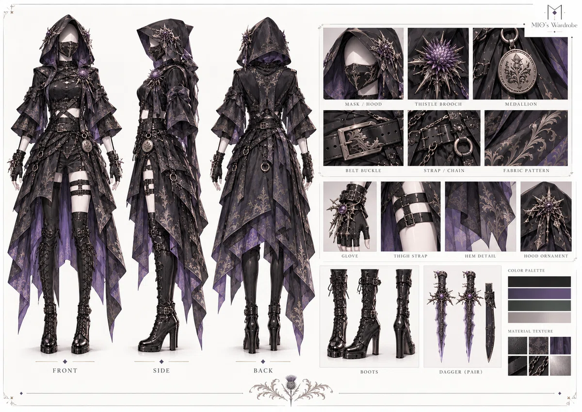 MIO’s Wardrobe Vol.106｜THISTLE COVENANT｜MIO
