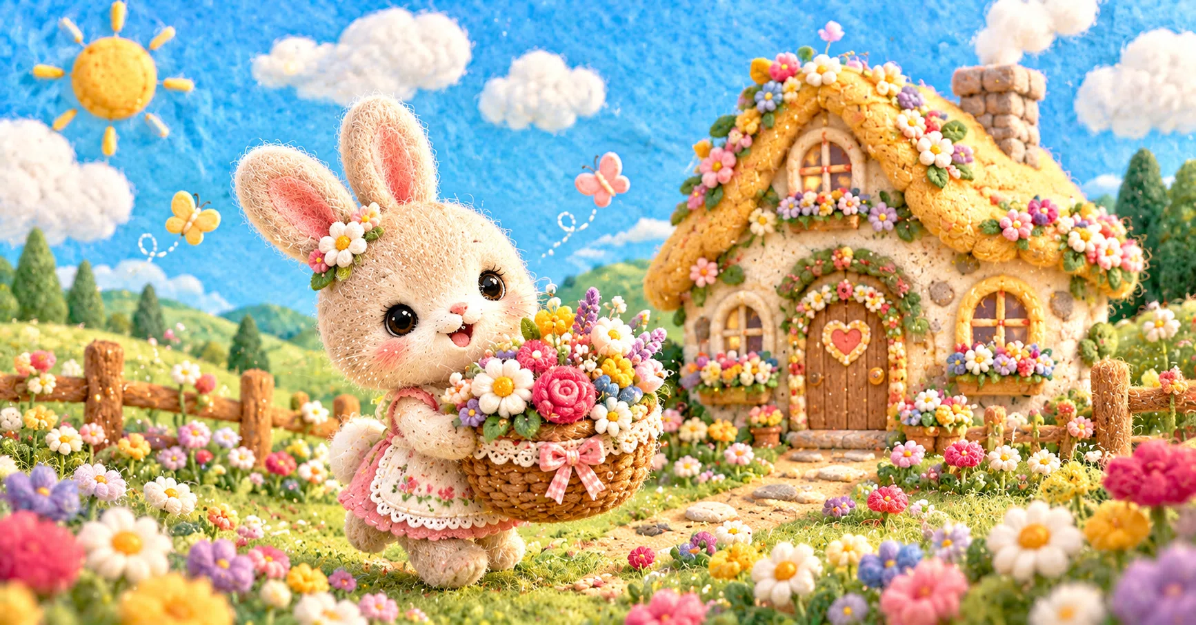 The Rabbit's House 𓂃The House on Sunny Hill 𓂃🌙1009 characters｜Coala