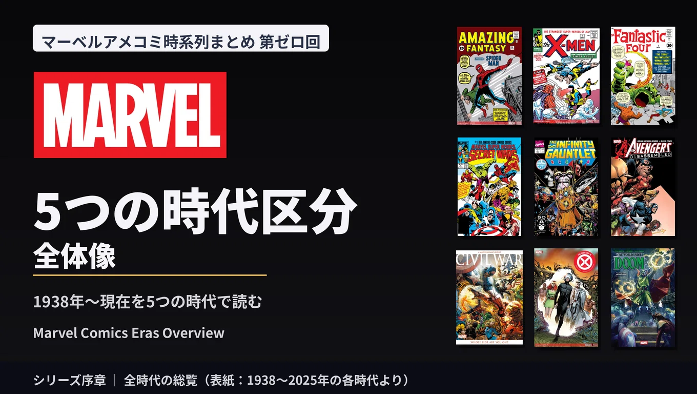 マーベル古典期（1938〜1985）解説｜ゴールデン〜ブロンズエイジと邦訳