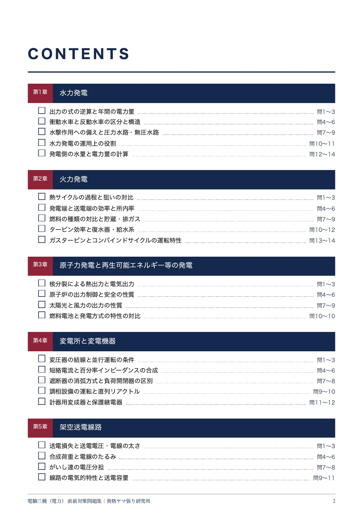 [Denken Type 3 Power] Last-Minute Preparation 100 Questions | Five ...