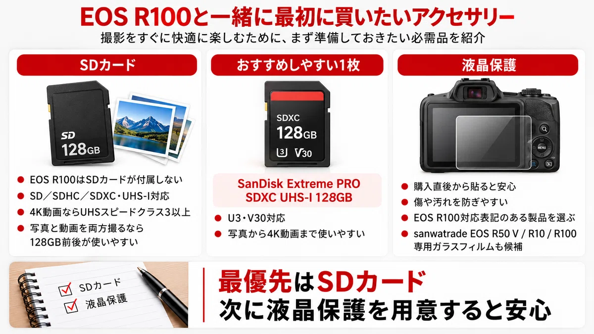 [Canon] EOS R100 Recommended Accessories | Carefully Selected ...