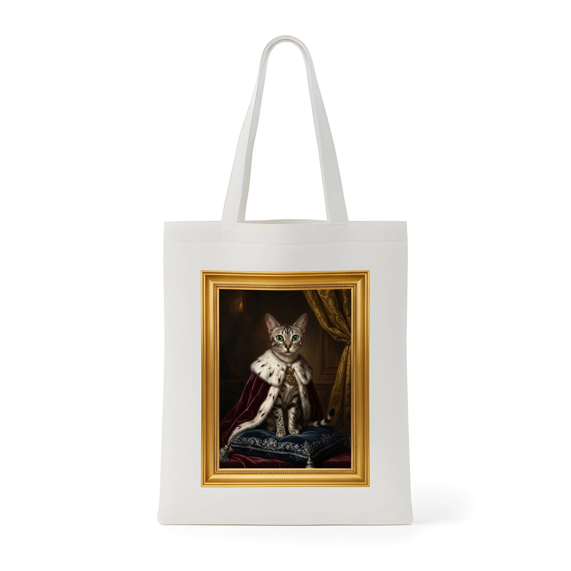 Egyptian Mau Renaissance Portrait Tote Bag is now available!｜うちの子ルネサンス ...