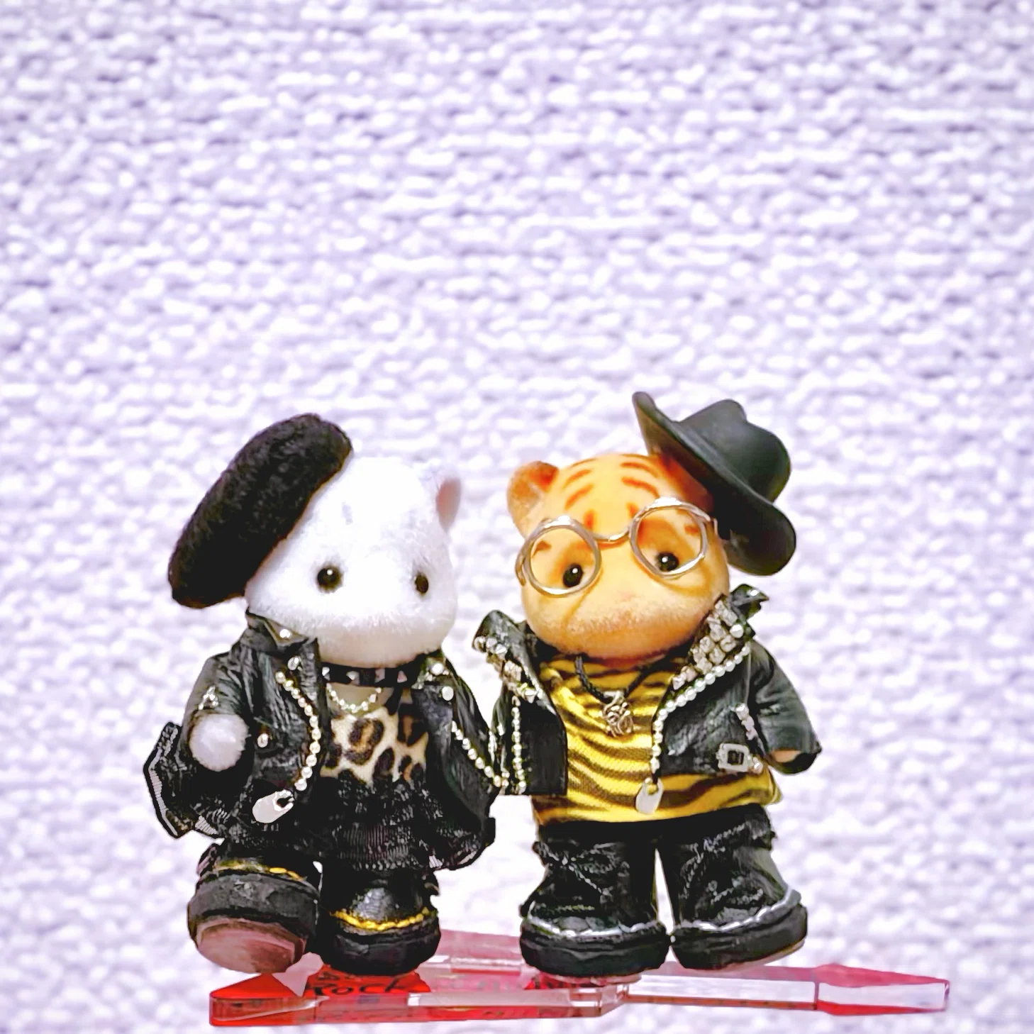 A Tiny Punk Rock Duo is Born!! [The Story of Making Studded Jackets for ...