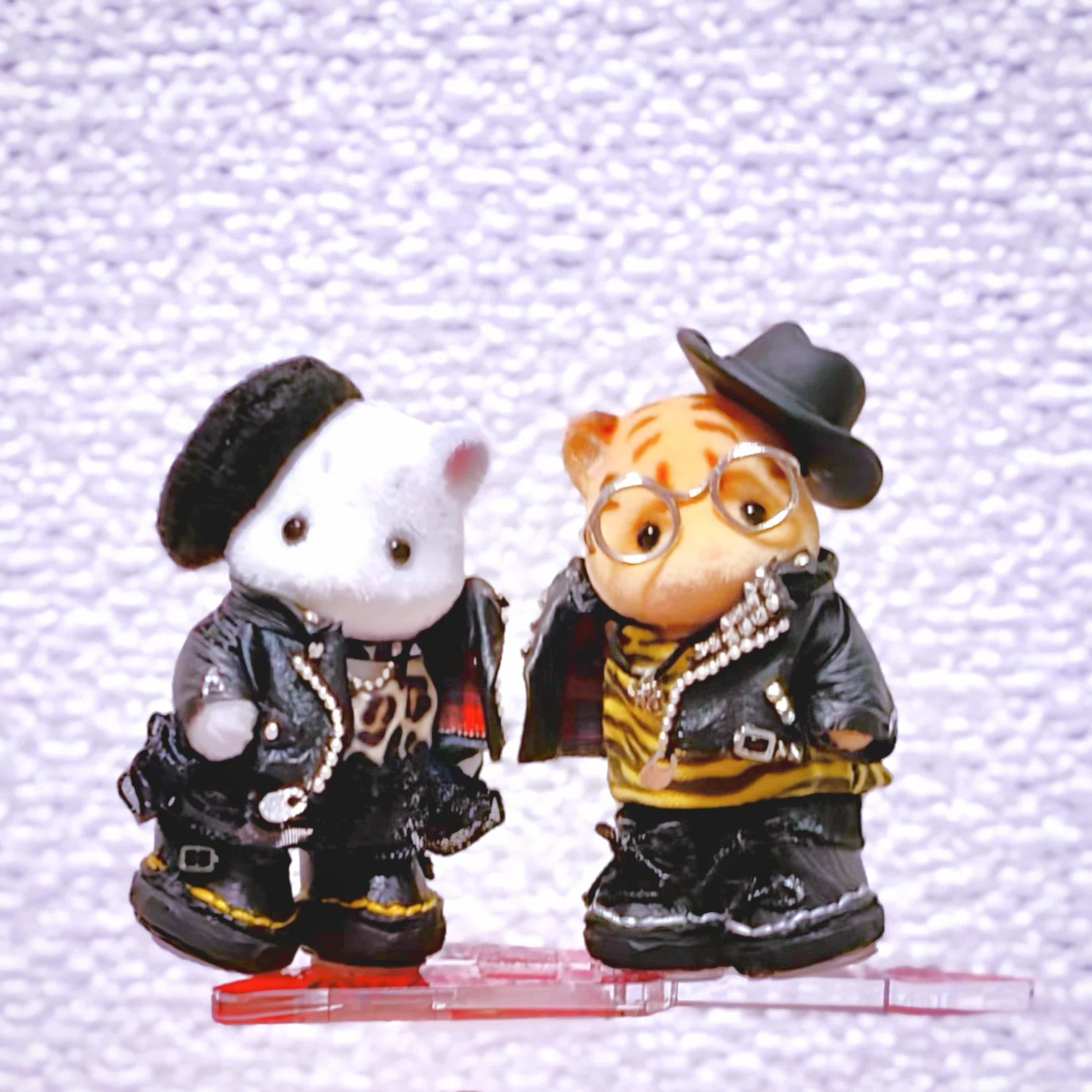 A Tiny Punk Rock Duo is Born!! [The Story of Making Studded Jackets for ...
