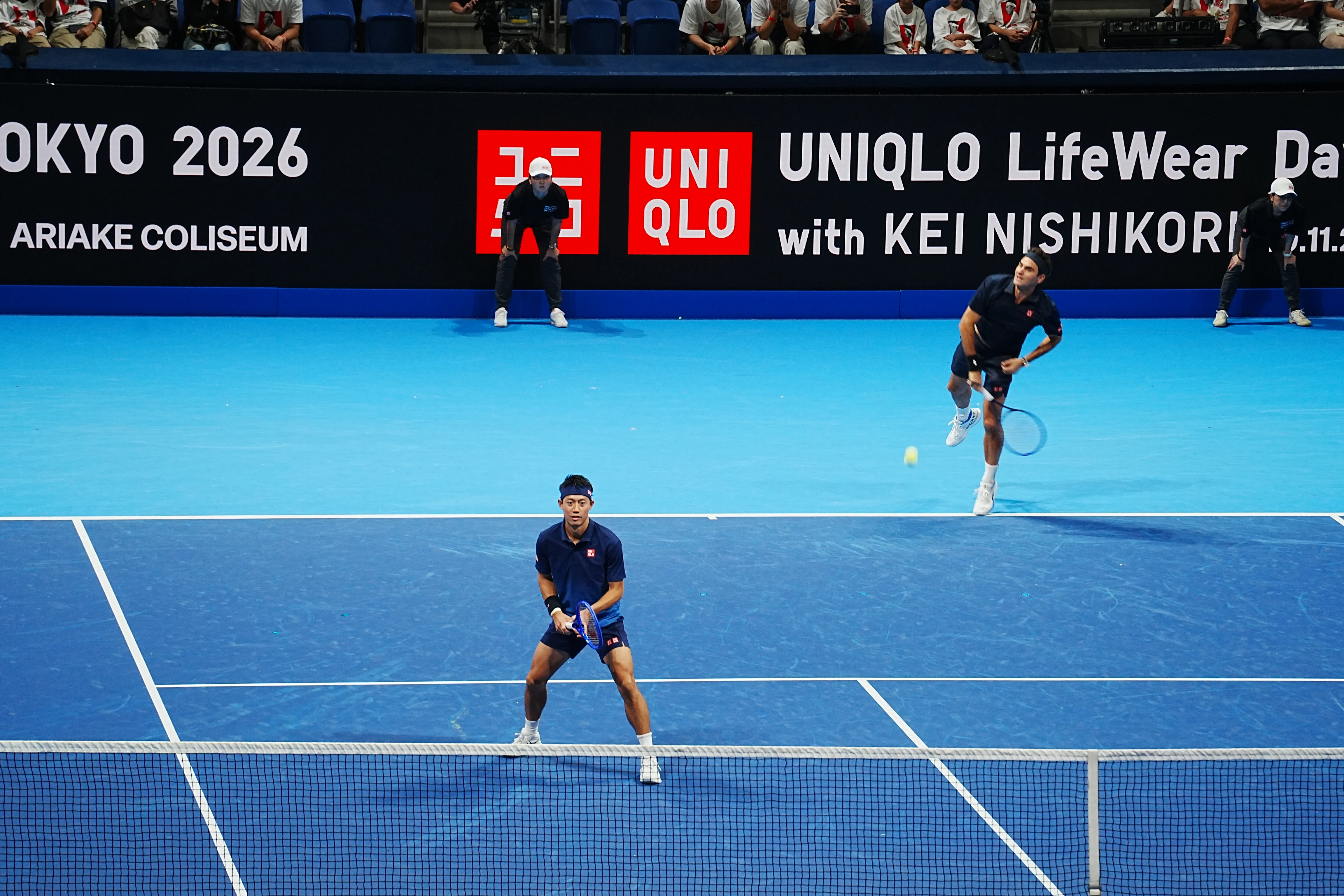 現役に幕、錦織圭＆フェデラーたちの夢舞台を胸に刻む｜UNIQLO