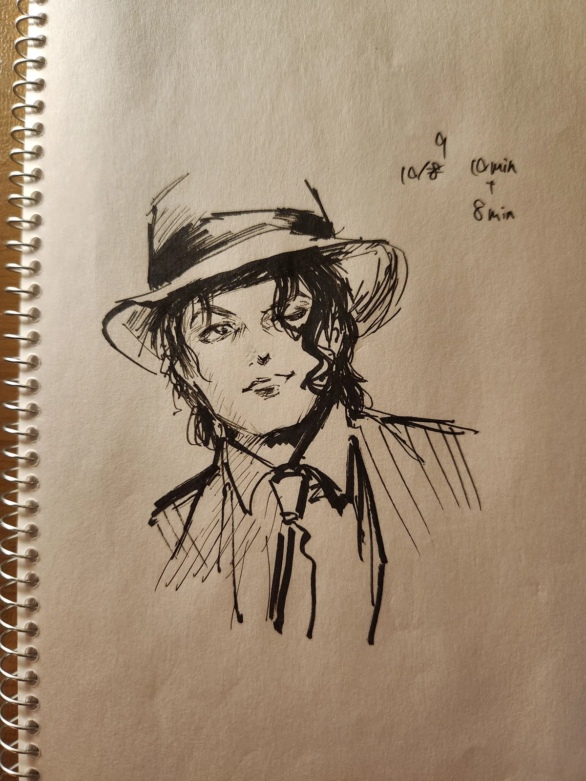 [Day 47] Michael Jackson - 5-minute & 10-minute drawing -｜シオバナマシロ ...