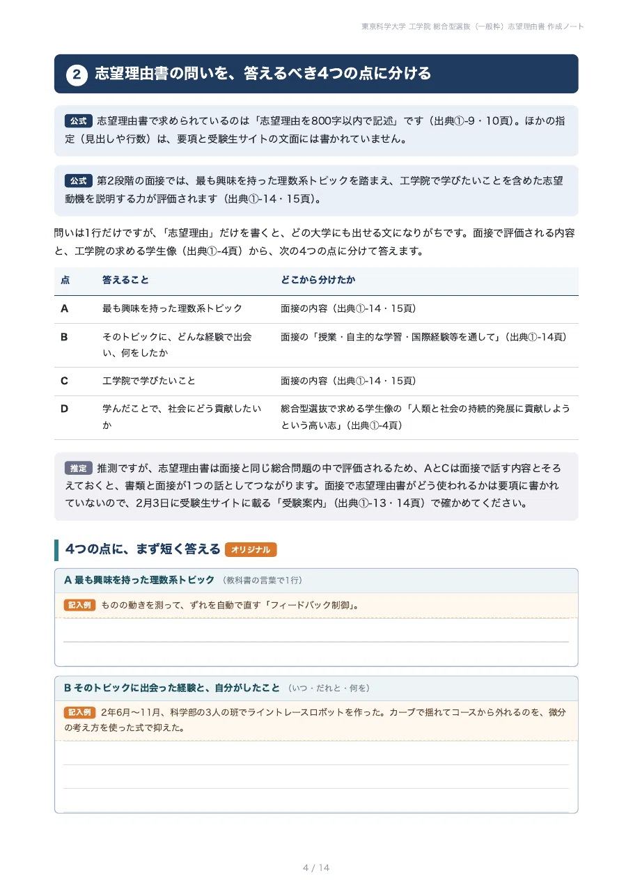 [Institute of Science Tokyo, School of Engineering] Preparing the 800 ...