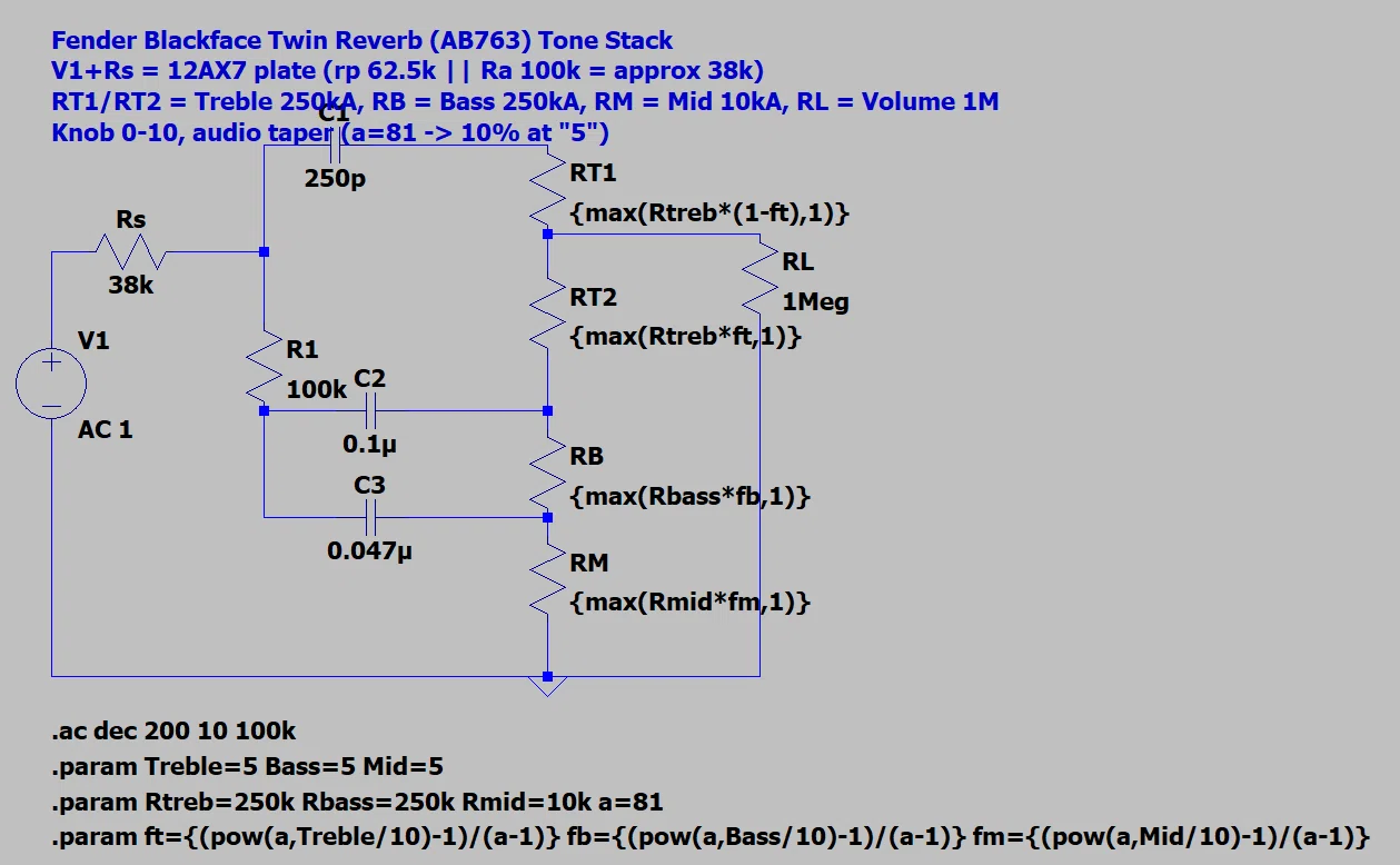 Having AI Write Circuit Diagrams and Running LTspice: From Fender Tone ...
