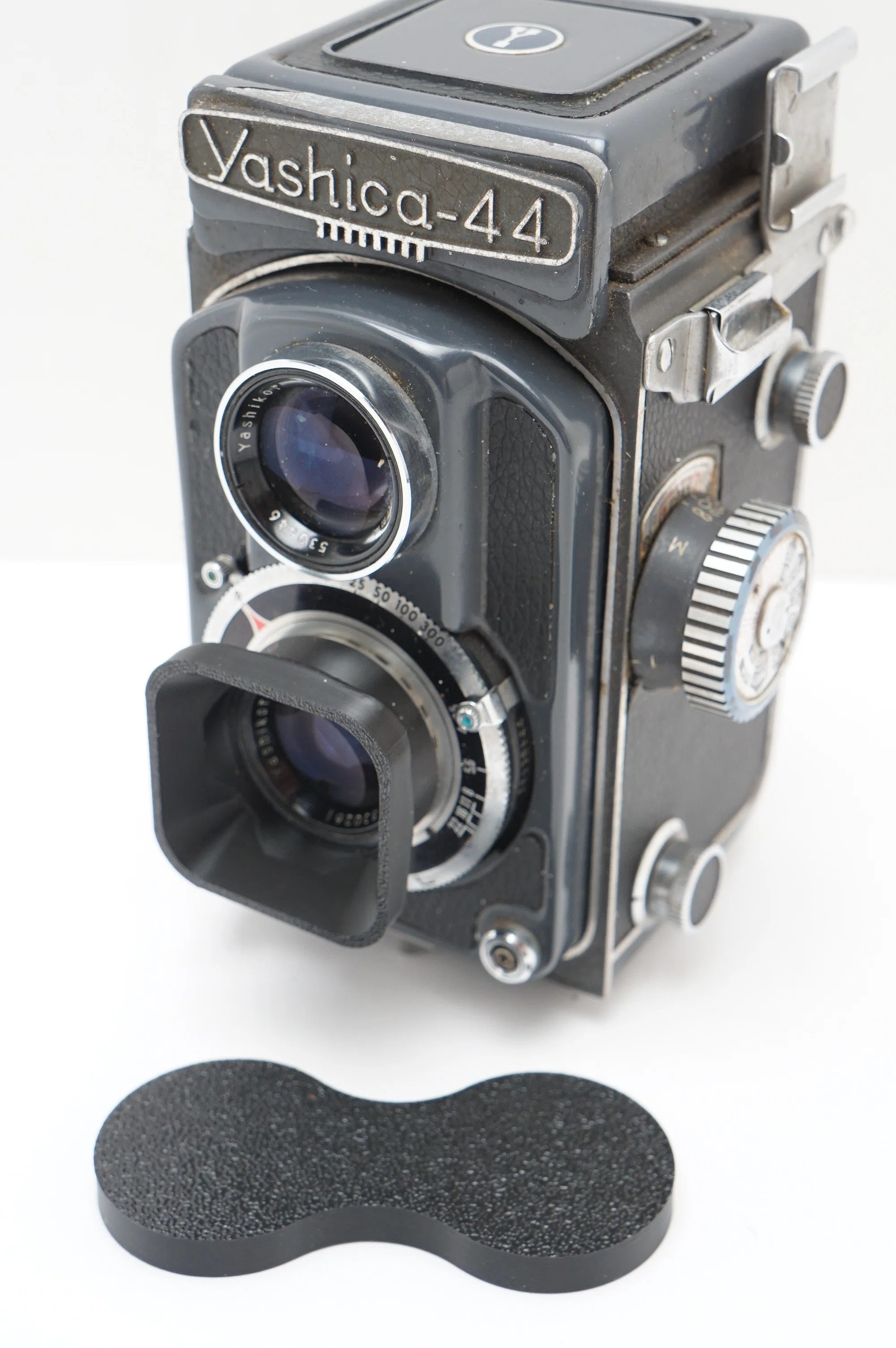 二眼レフ】Yashica-44A 専用 角型レンズフード ＆ 一体型レンズ