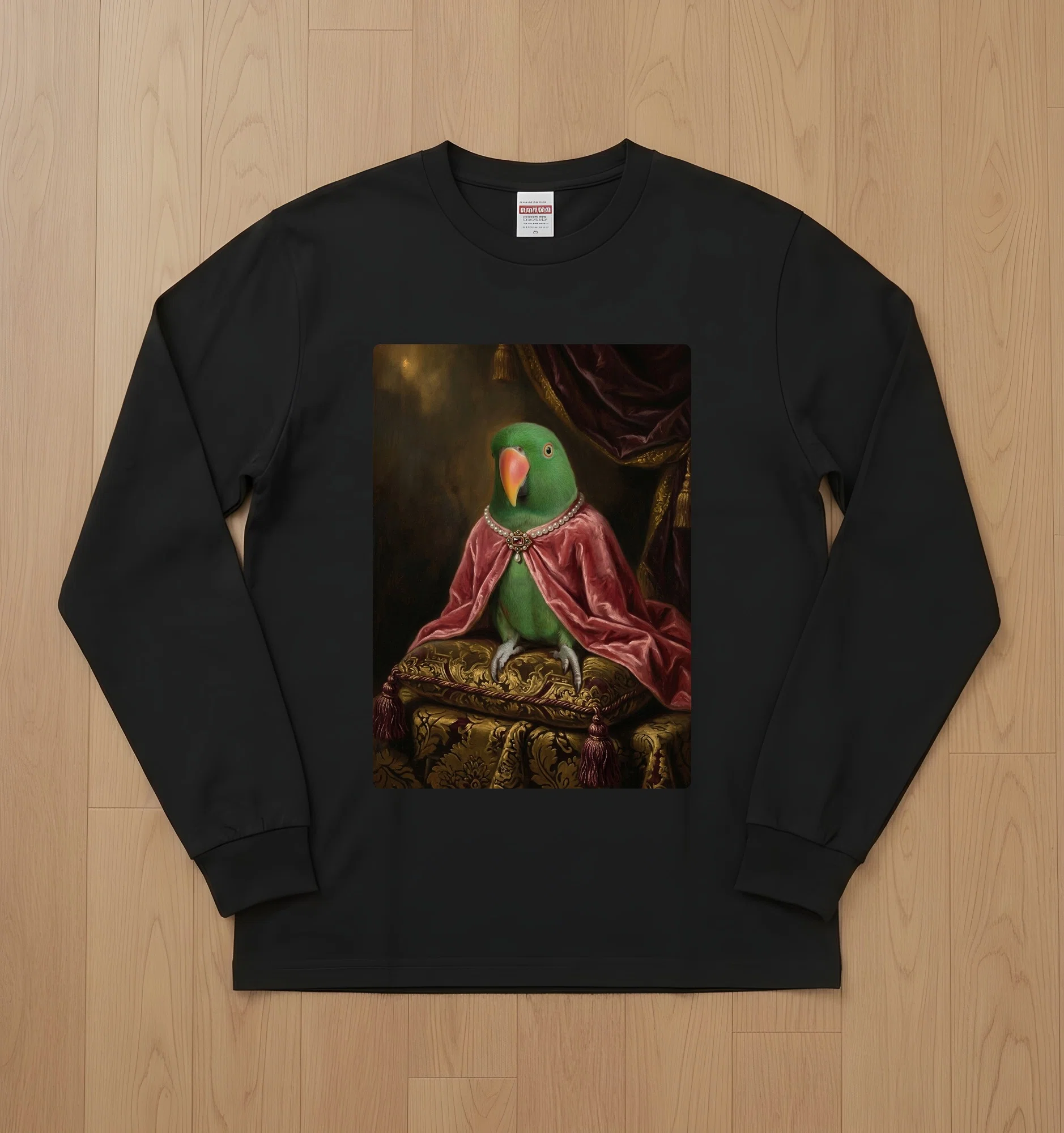 The Eclectus Parrot Renaissance Portrait Long-Sleeve T-Shirt is now ...