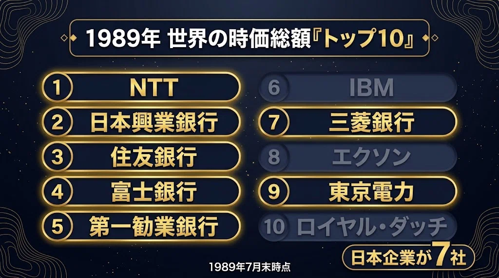 When 7 of the World's Top 10 Companies Were Japanese | The Winners