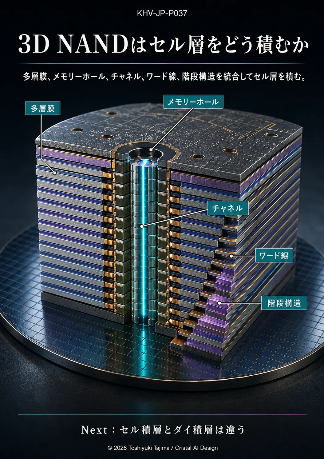 [KIOXIA] How 3D NAND Stacks Cell Layers | Manufacturing Technology to ...