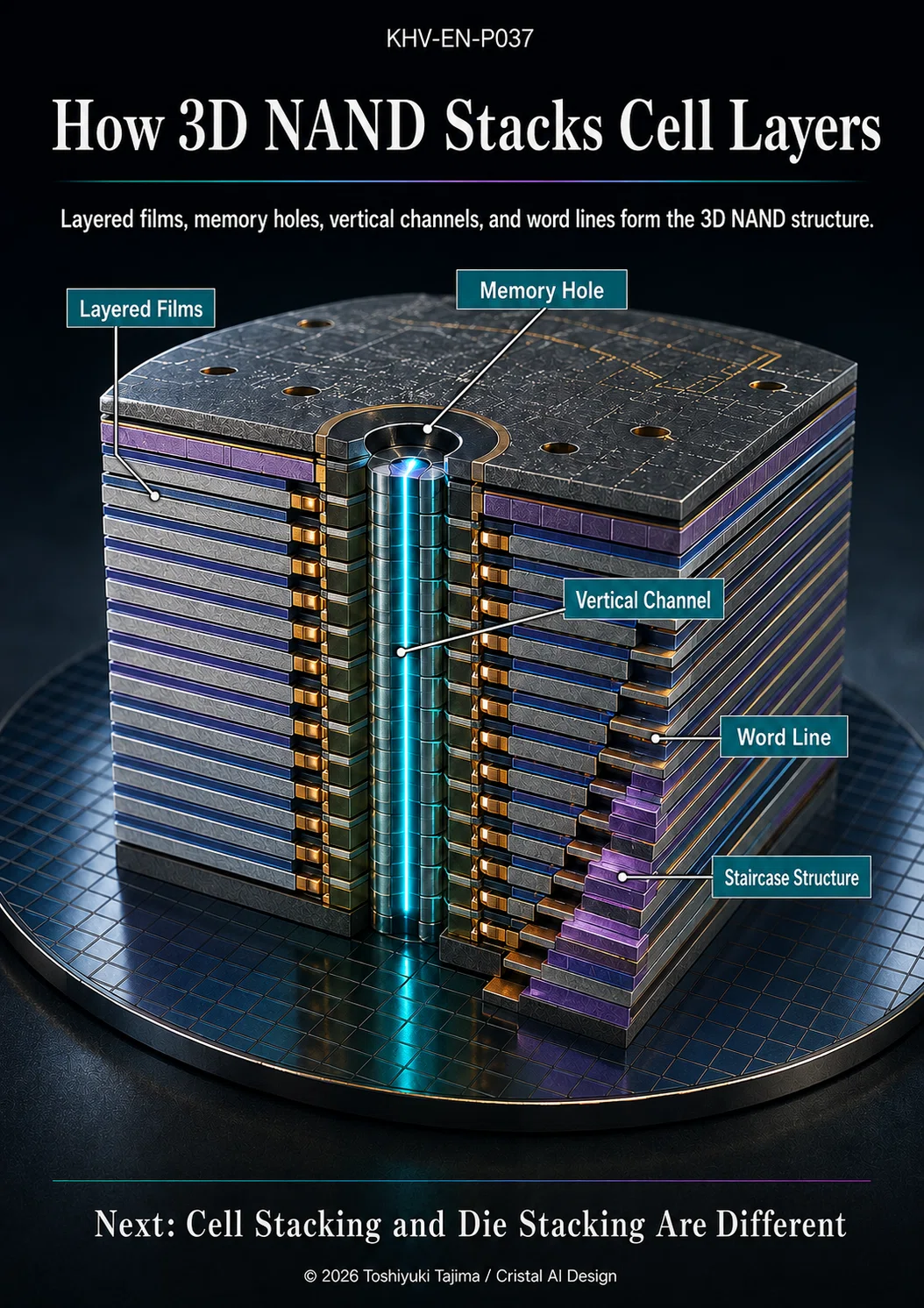 Kioxia | How 3D NAND Stacks Cell Layers — The Manufacturing Technology ...