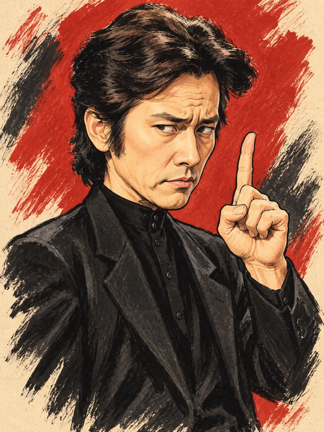 黒いスーツの向こうで、犯人はもう話し始めている。『古畑任三郎』を