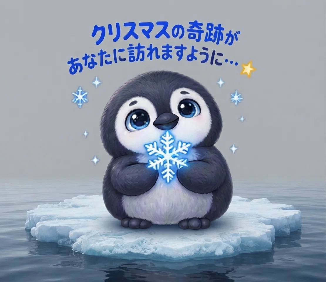 LINE Sticker ☆ Penguin-chan's Christmas ☆ Release｜もふもふまうまう