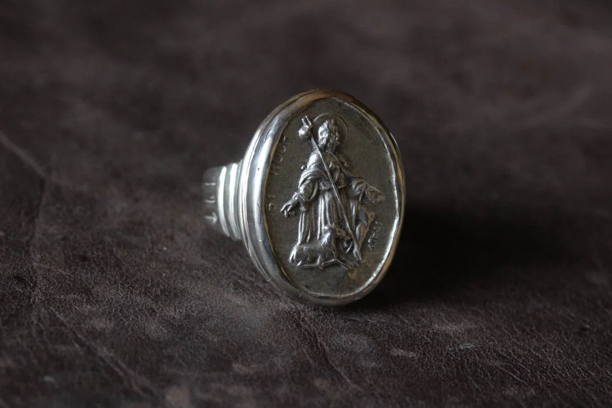 Za Rings Saint Roch and Holy Family Medal Rings|LIBEROS(リベロス)