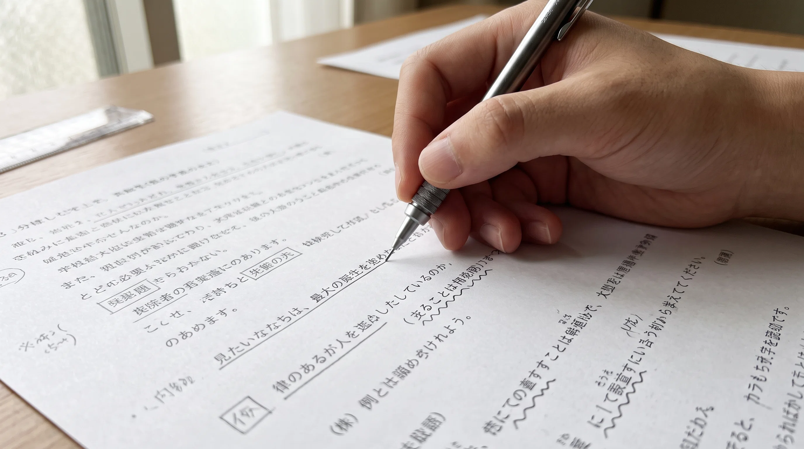 [The 50-Minute Essay Barrier] The 'Symbol Marking Technique for Problem ...