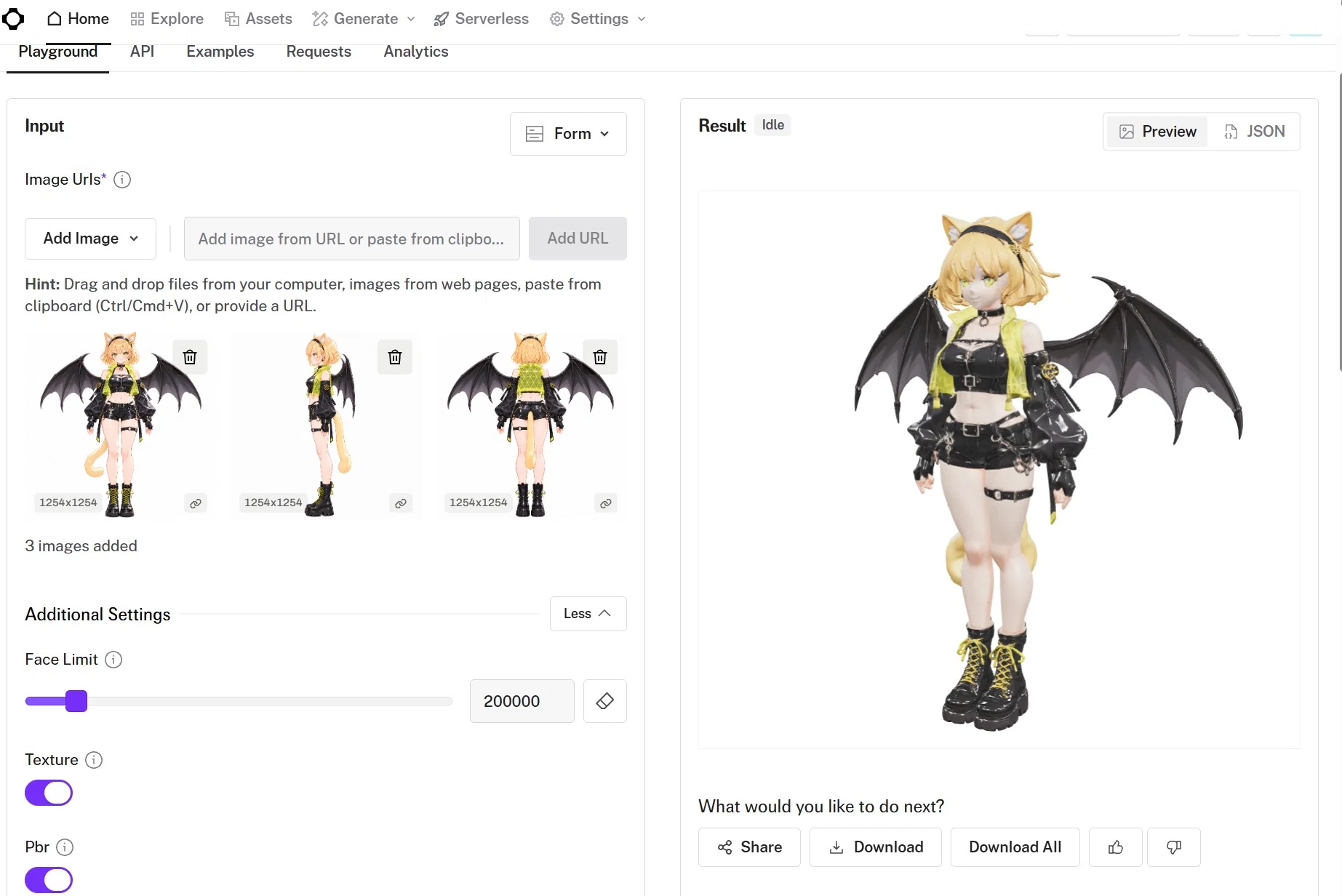 Easily Creating Loop Motions for Original Character 3D Models (Tripo3d ...