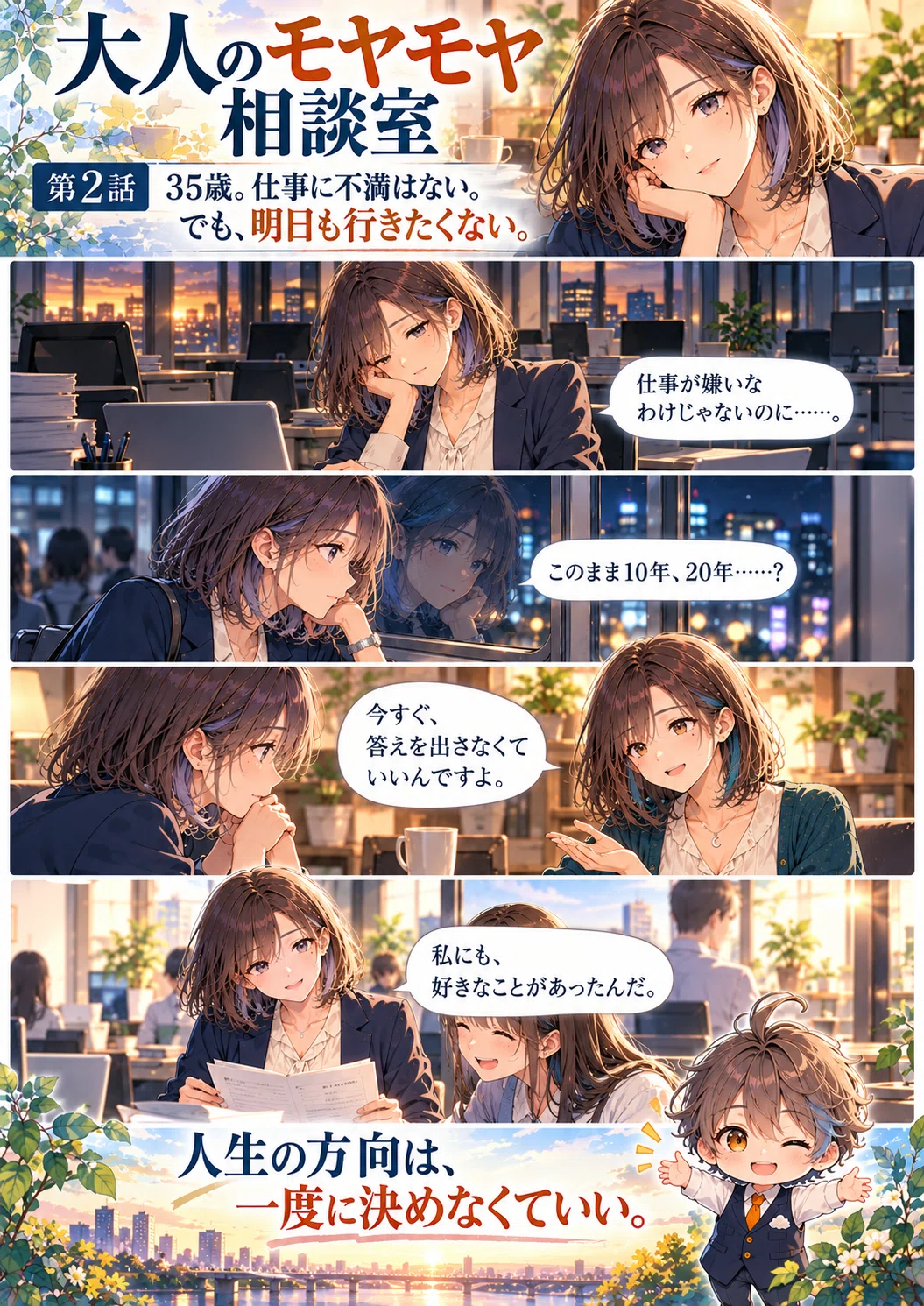 [Work Worries at 35] I have no complaints about my job. But I don't ...