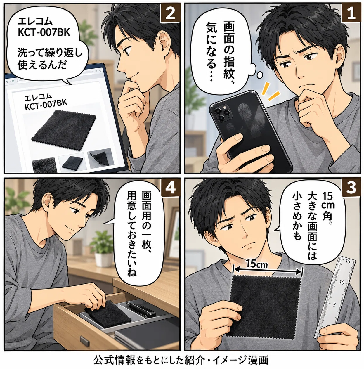 Isn't your smartphone screen covered in fingerprints? I want to keep a ...