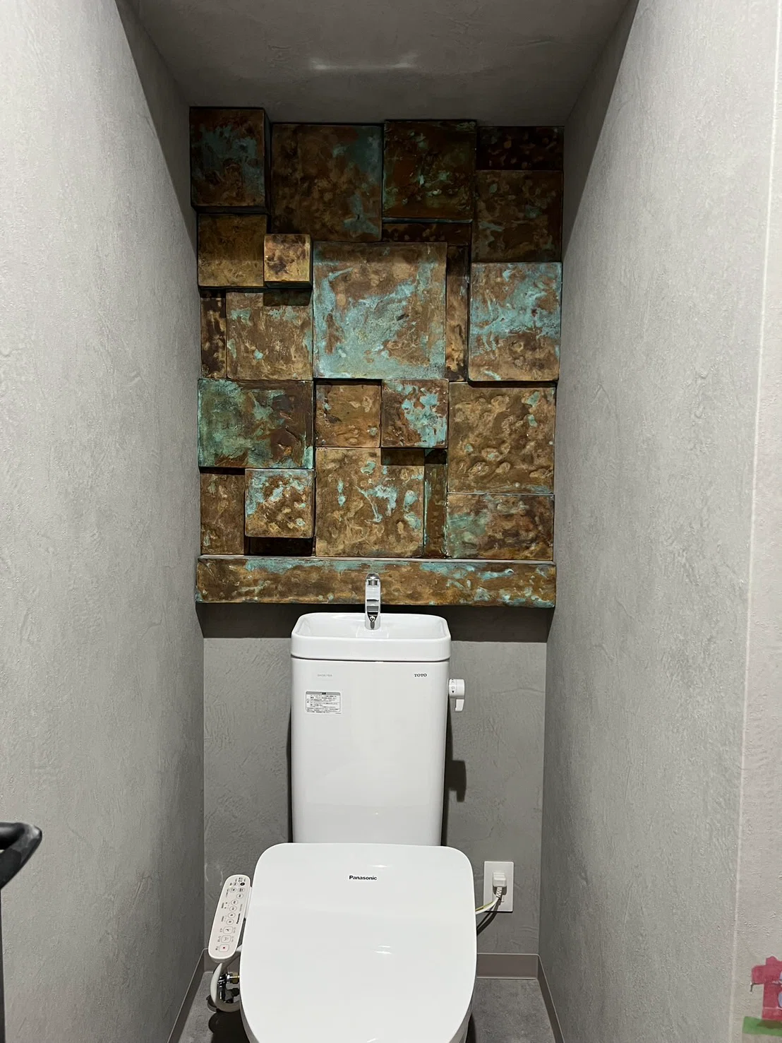 What is a Plaster Art Panel | The texture of verdigris turns walls into ...