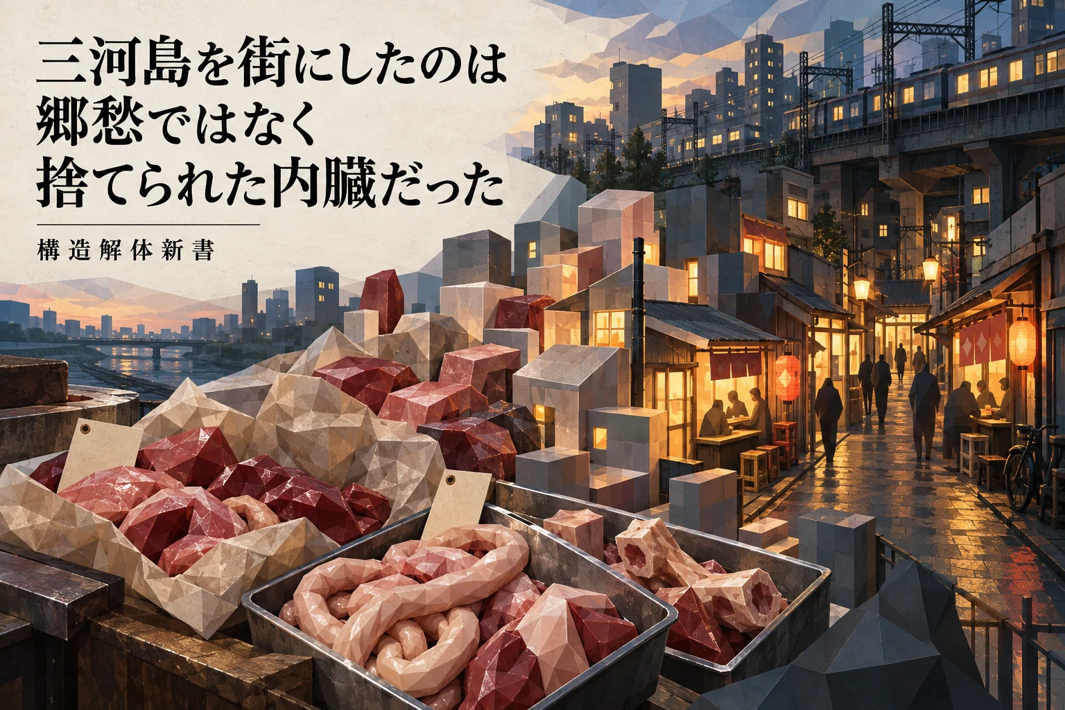 It was not nostalgia but discarded offal that made Mikawashima a town ...