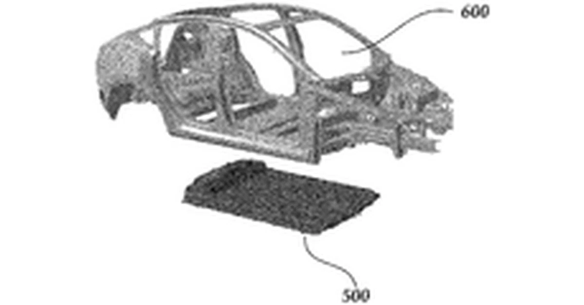 [Tesla Patent] Integrated Battery Pack Serving as Vehicle Frame ...