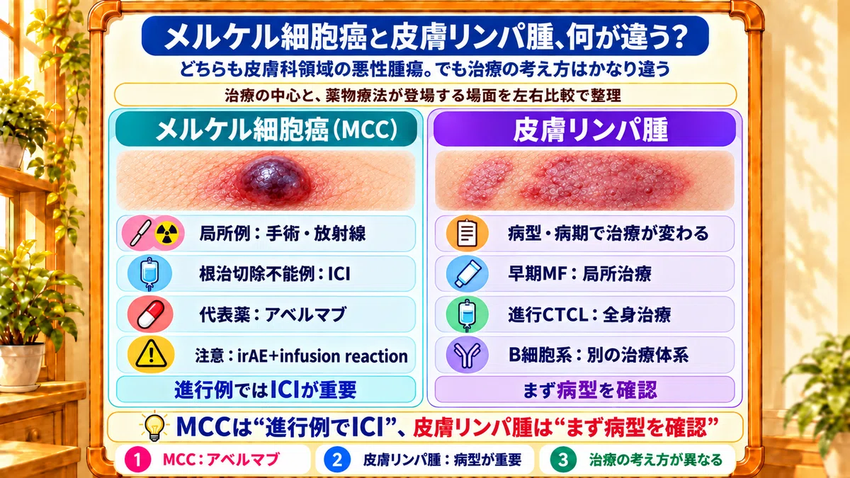 [Skin Cancer ⑤] Merkel Cell Carcinoma and Cutaneous Lymphoma ...