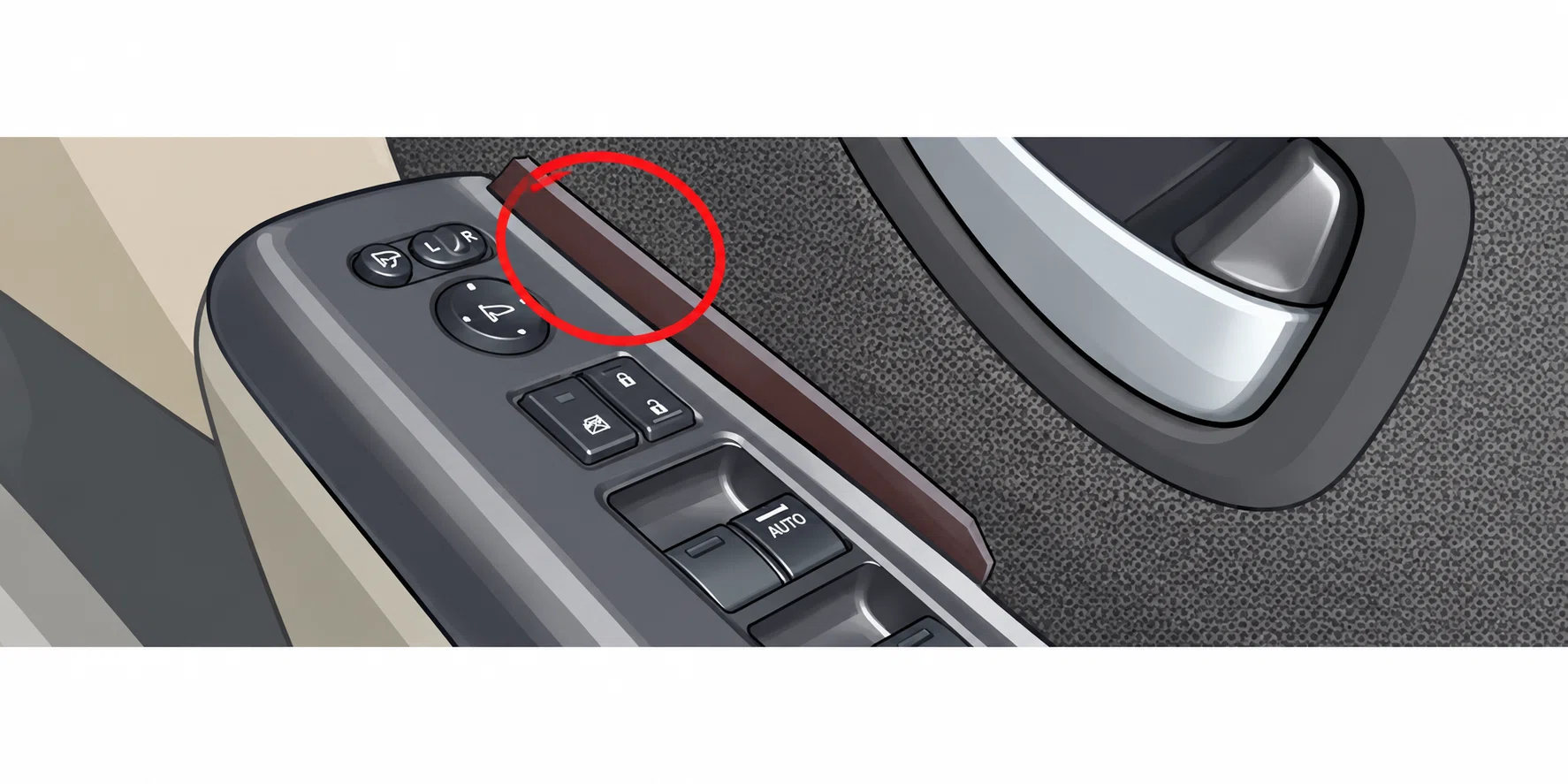 How to keep the driver's door switch dry on rainy days: The magnetic ...