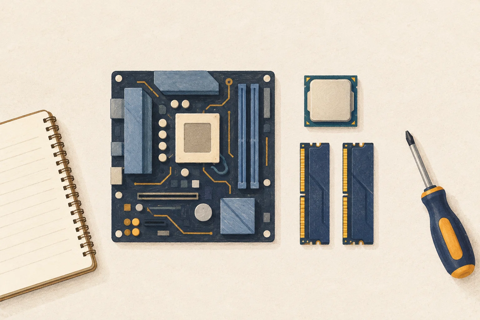 A PC built for the first time in over a decade. The machine that ...