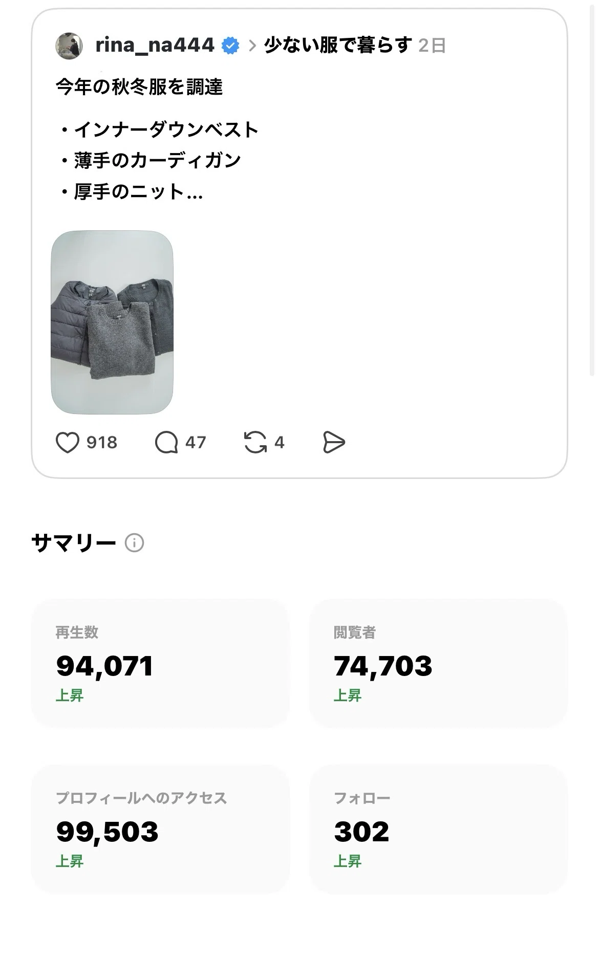 秋冬服はUNIQLOで3着買い足し・16000円で終わり。｜りな ｜ エッセイスト