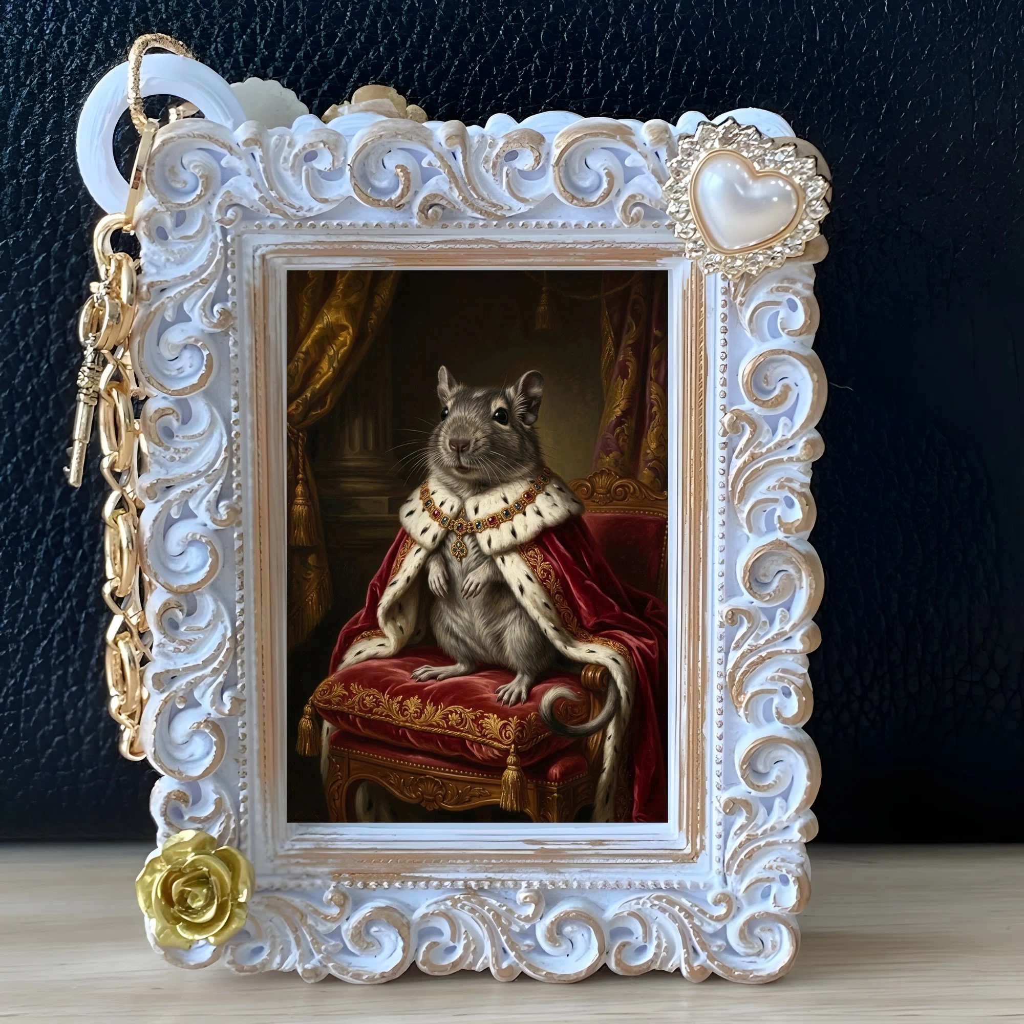Degu Renaissance Portrait Bag Charm is now available!｜うちの子ルネサンス_バッグ&チャーム