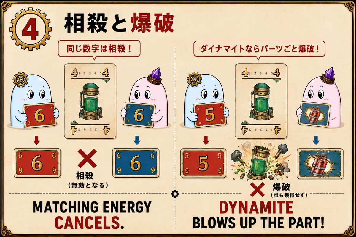 ラブリーゴーレムの爆破