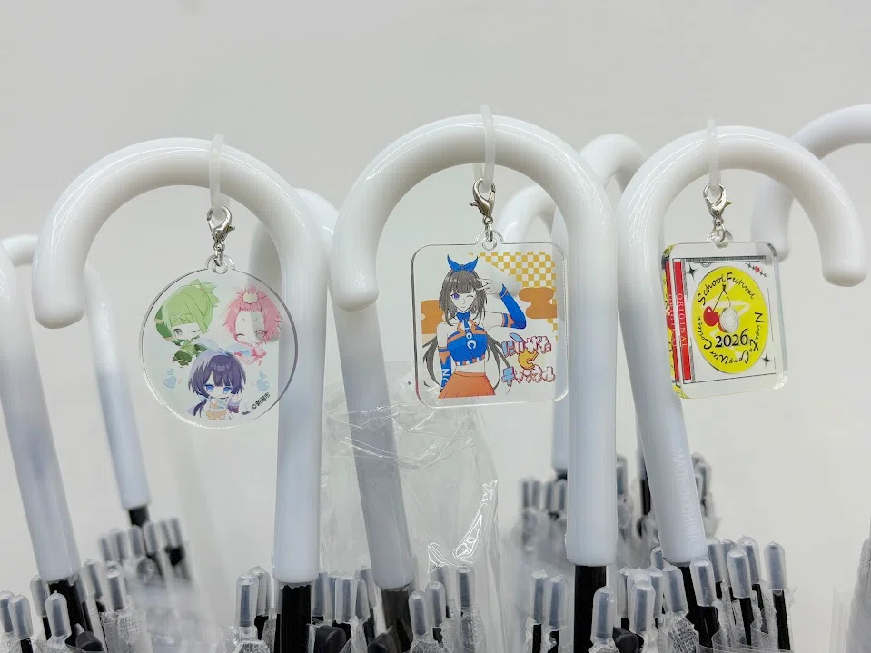 学生が制作しためじるしキーホルダー