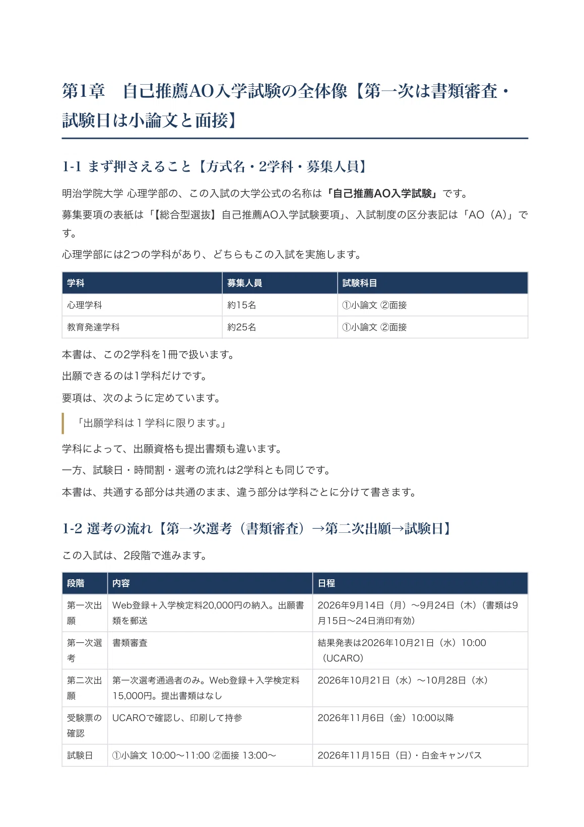 [Meiji Gakuin University Faculty of Psychology] Interview & Application ...