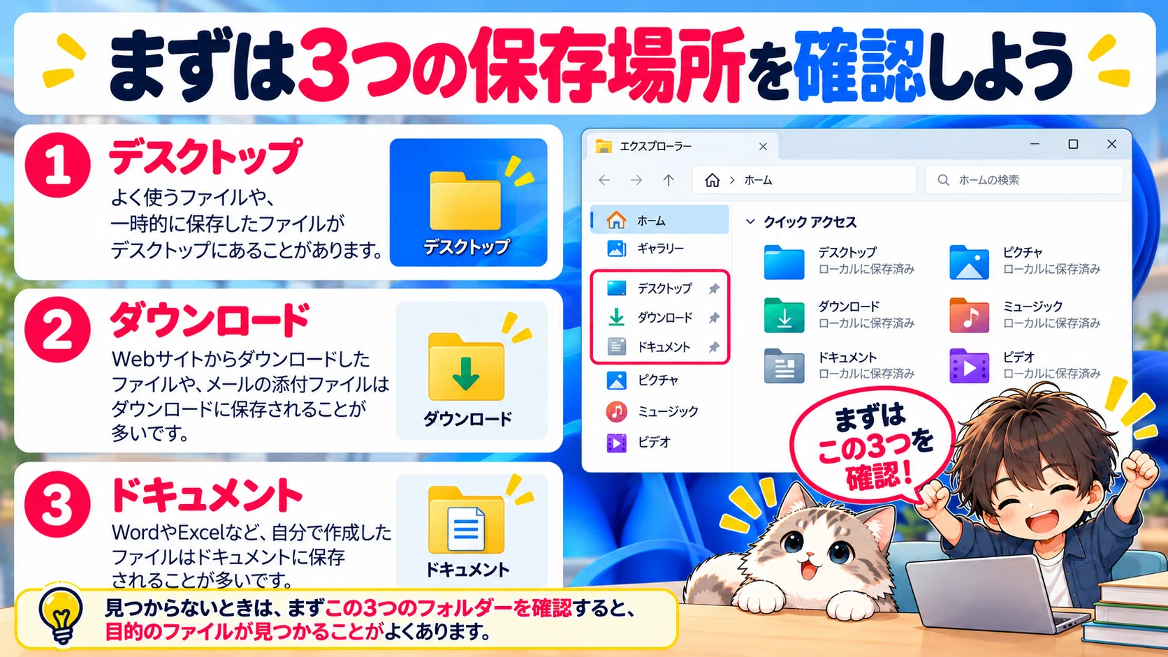 [For Windows Beginners] Can't find your saved file? A guide with images ...