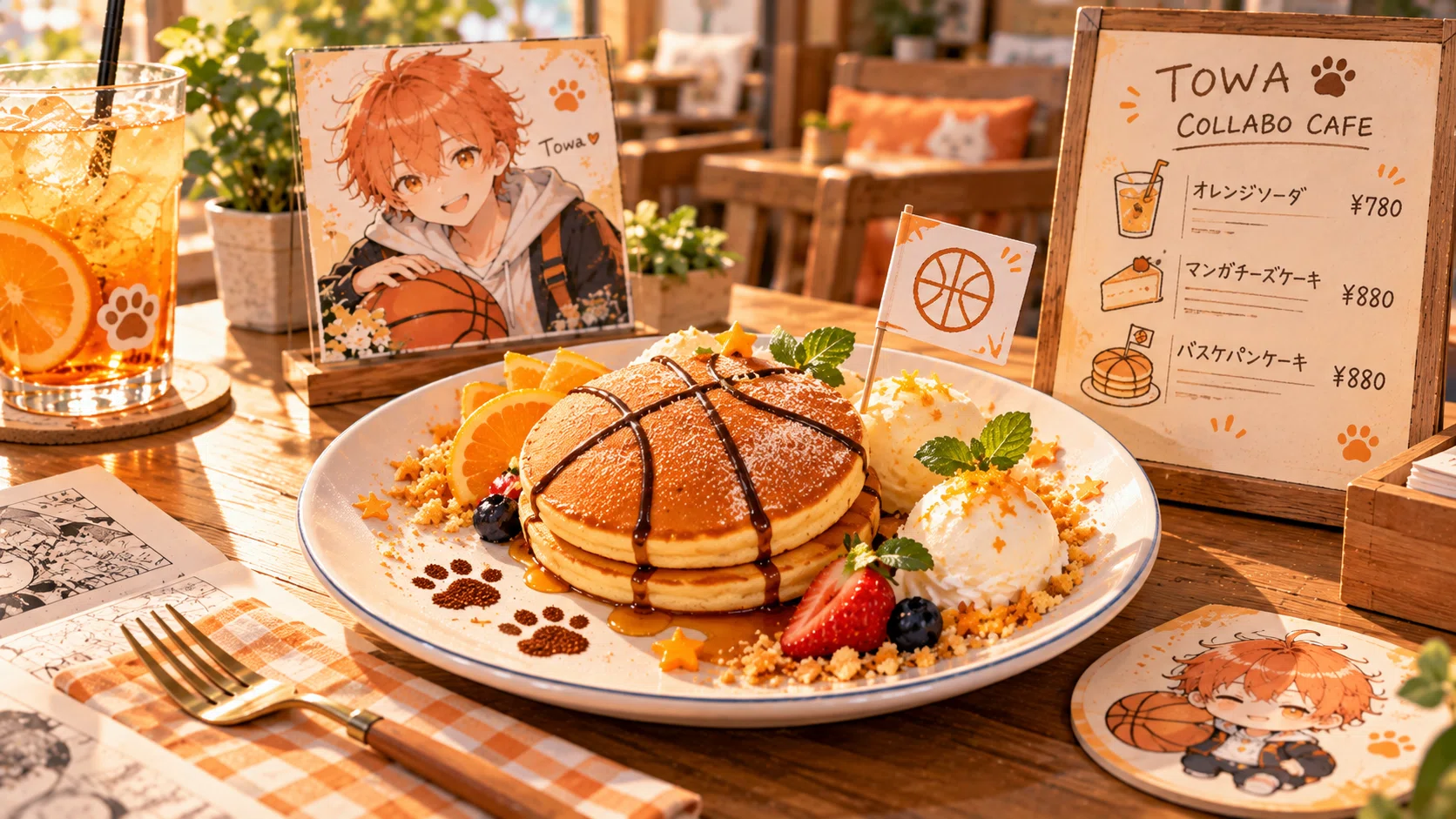What if my character had a collaboration cafe? I want to use AI to come ...