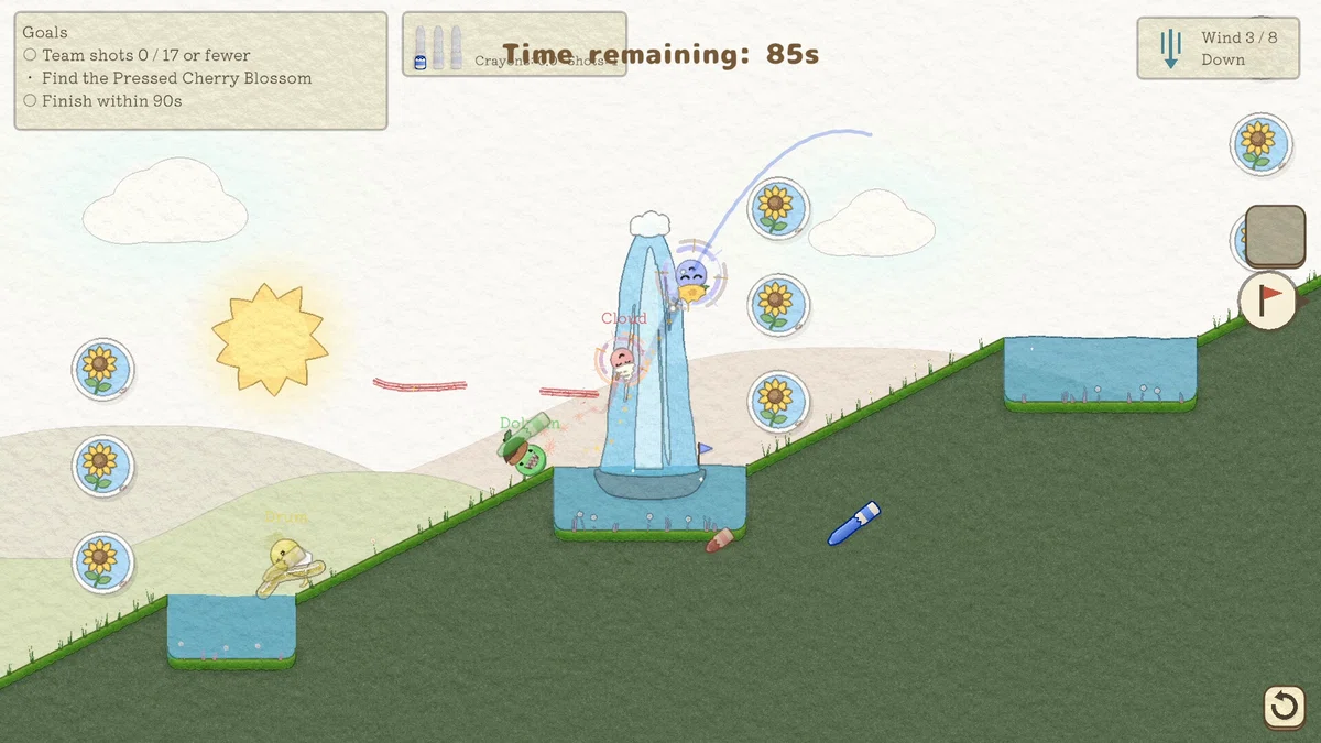 [Demo Version Now Available!] Draw lines to pave your way! Chaotic 2D ...