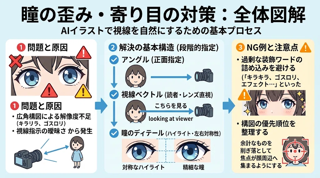 [Image Generation AI] Prompts to Prevent Eye Distortion and Cross-Eyed ...