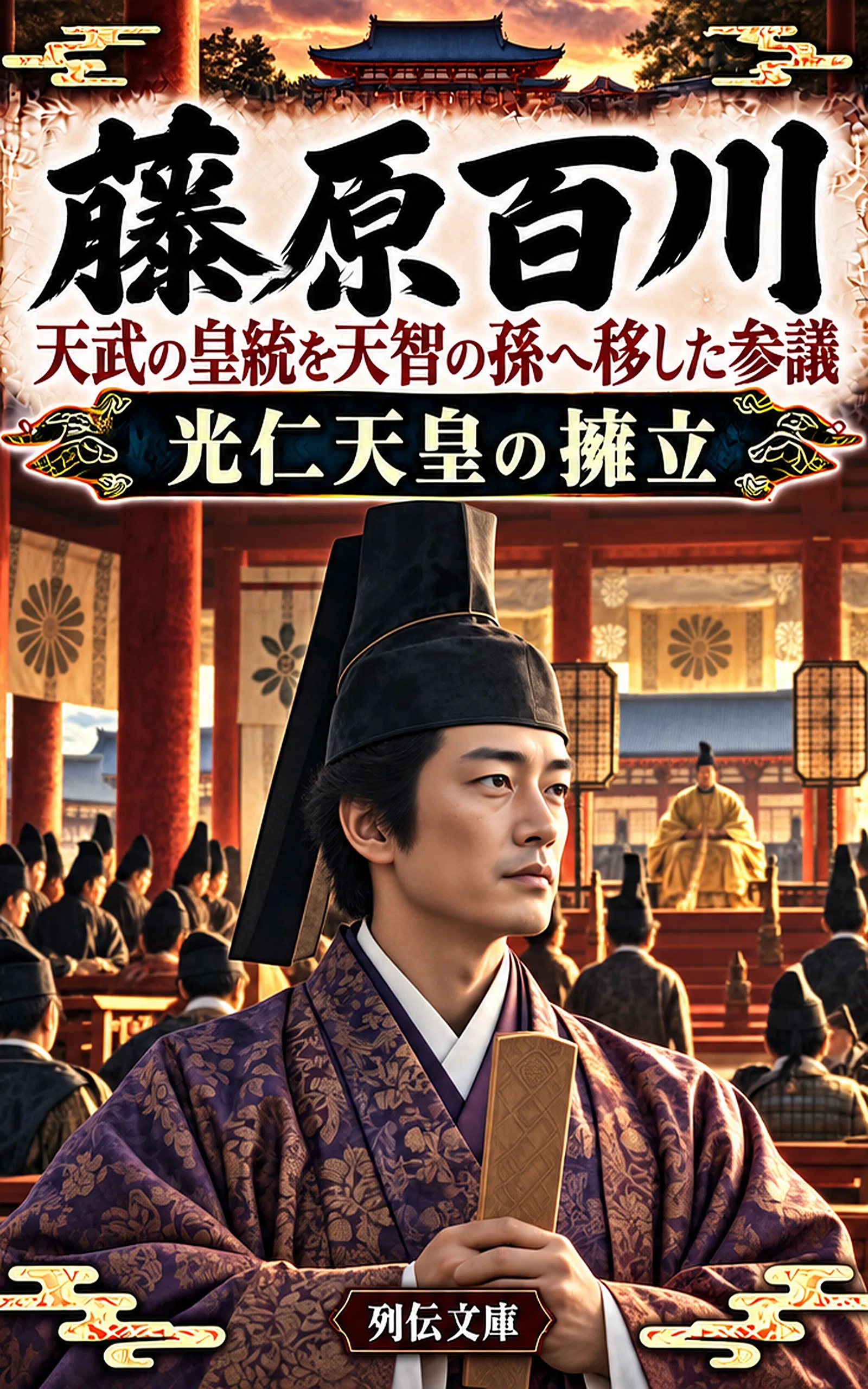 12 [Nara Period] Fujiwara no Momokawa and the Enthronement of Emperor ...