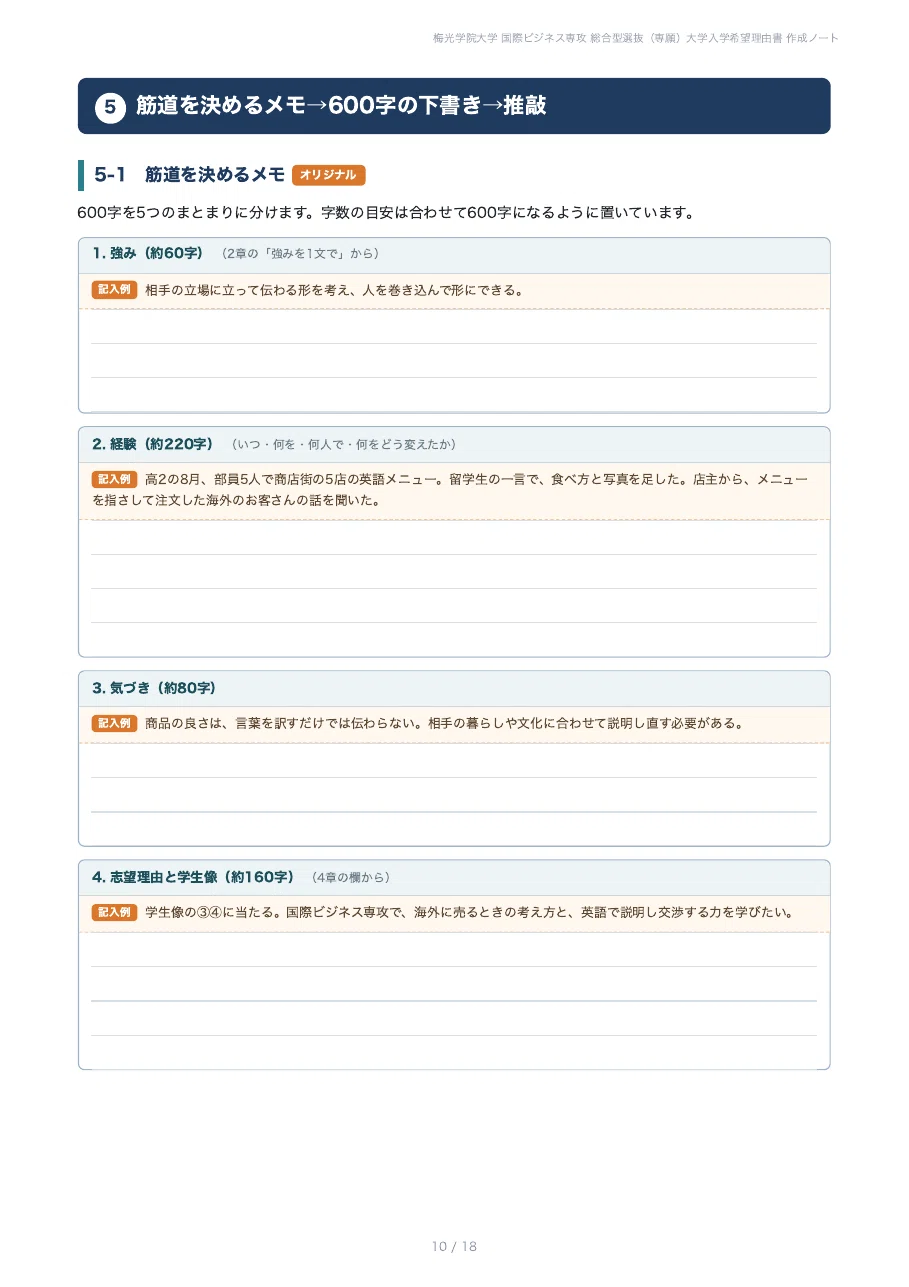 [Baiko Gakuin University, Faculty of International Studies] Preparing ...