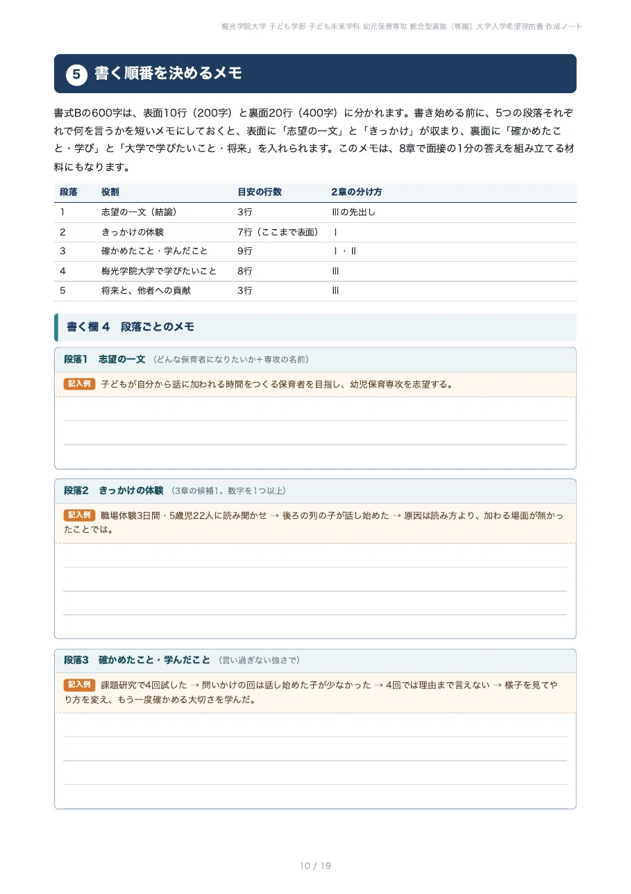 [Baiko Gakuin University, Faculty of Children's Studies] Preparing your ...
