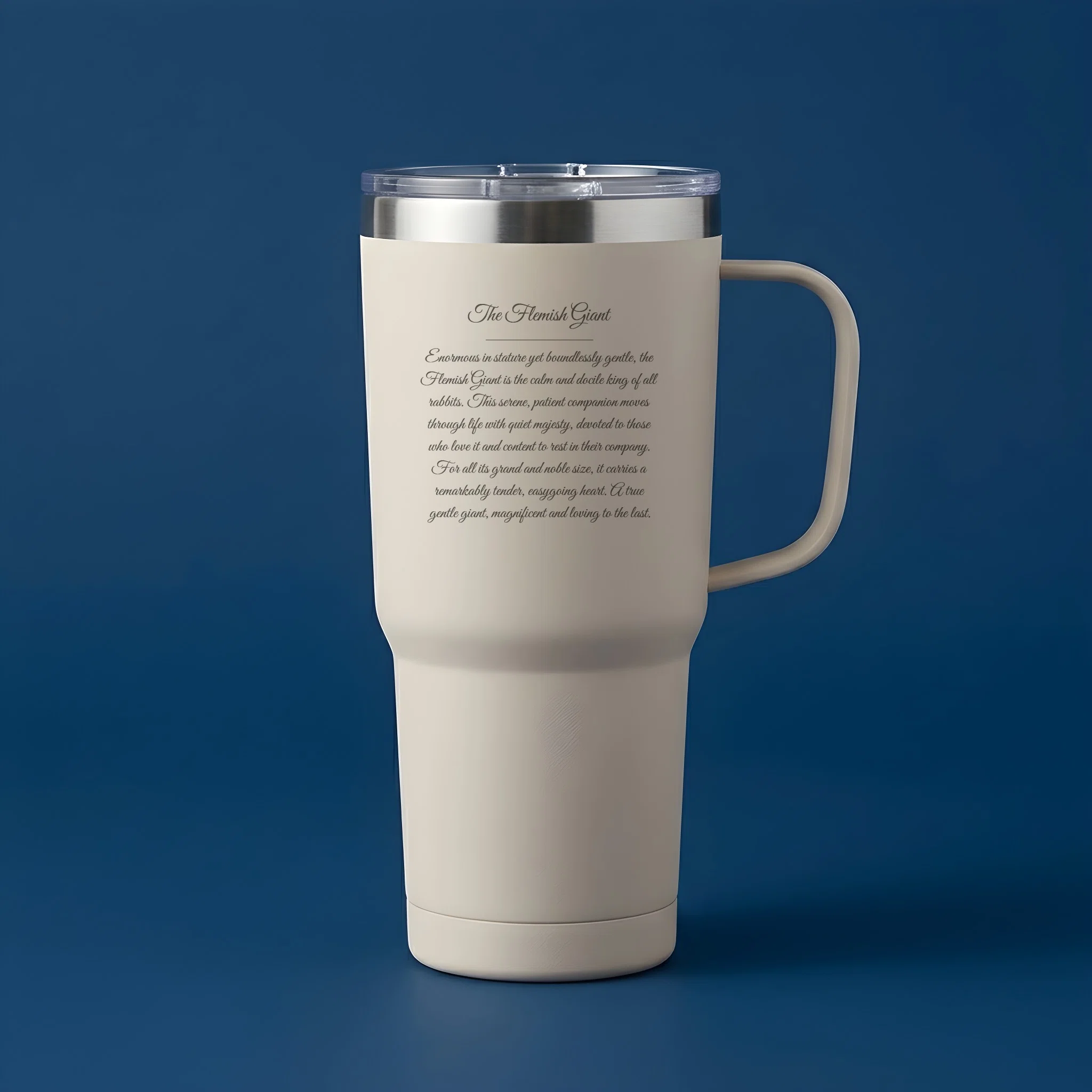 Flemish Giant Renaissance Portrait Tumbler is now available!｜うちの子ルネサンス ...