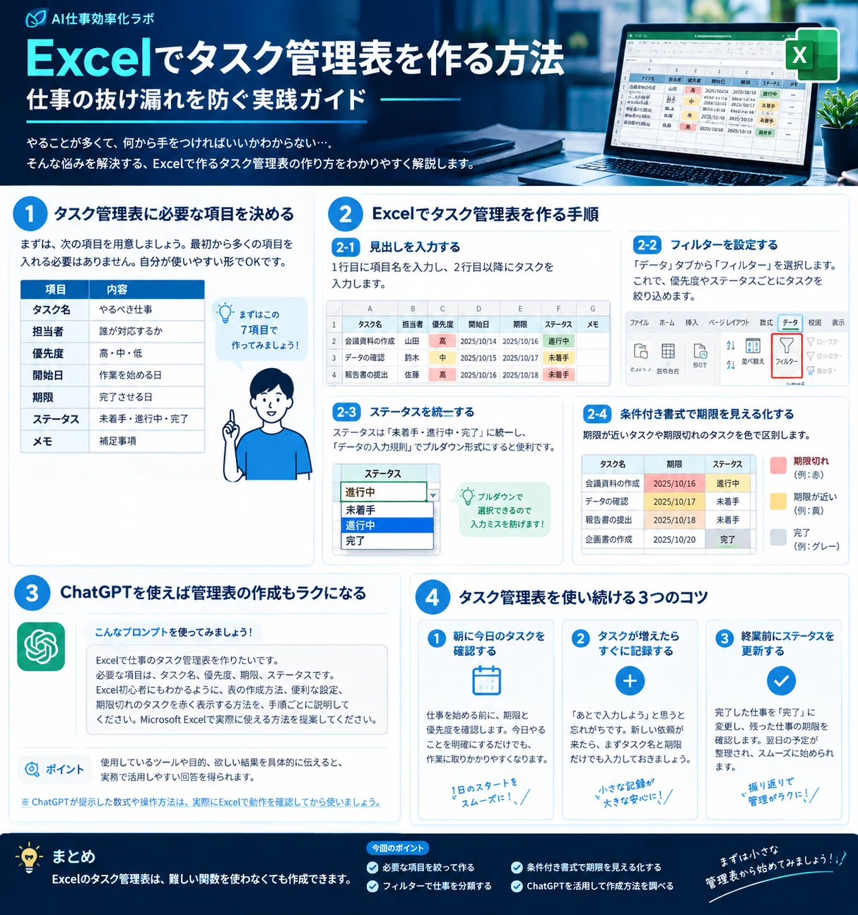 How to Create a Task Management Sheet in Excel | A Practical Guide to ...