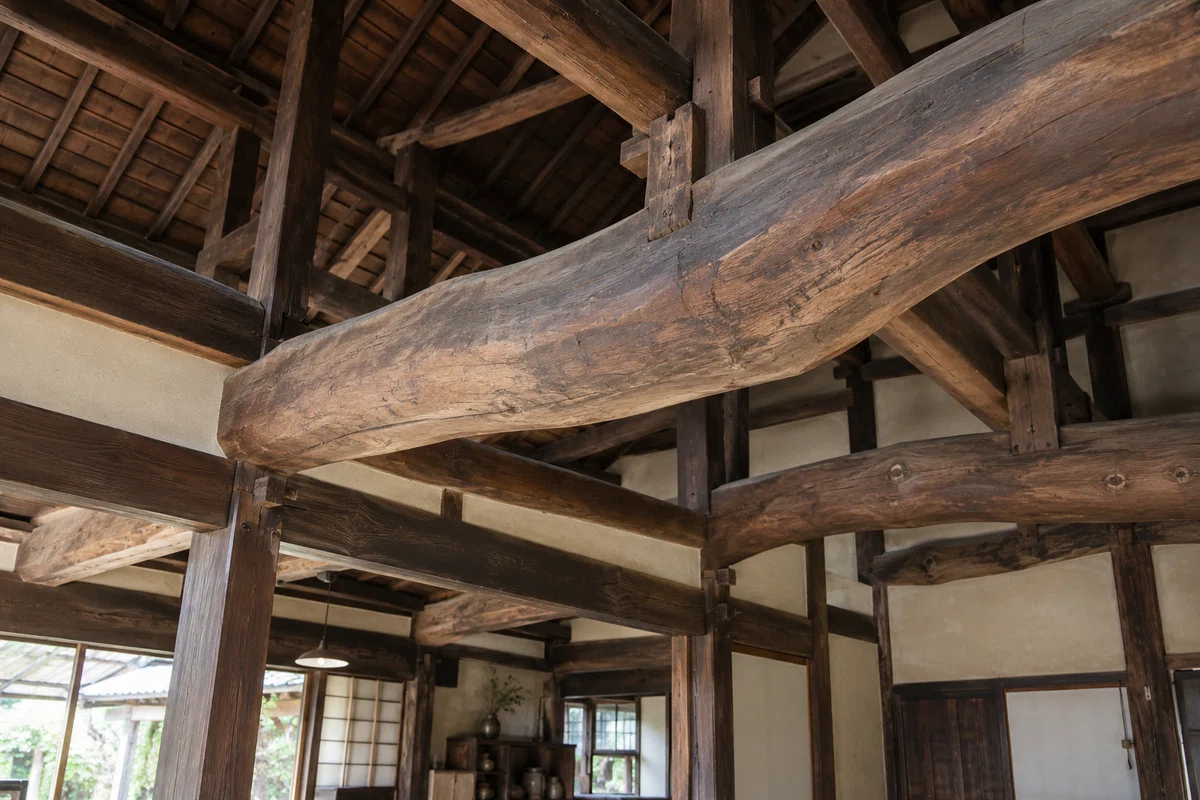 [INTERESTING#02] When you peel back the ceiling of an old house, pitch ...