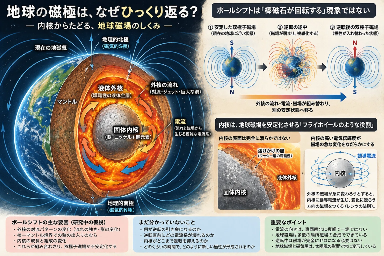 The Earth was not a giant bar magnet—tracing from the inner core to ...