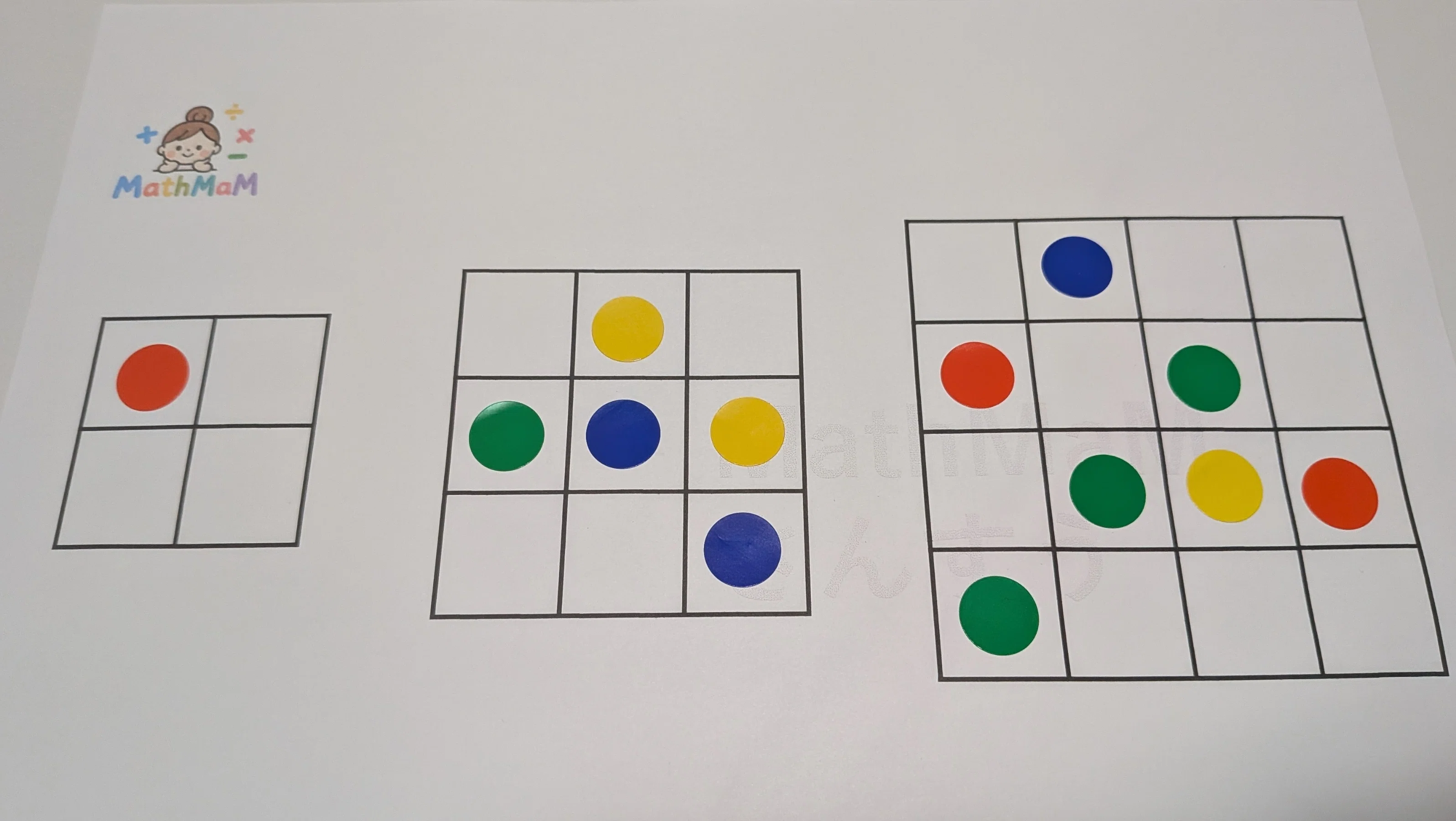 Math Games You Can Play at Home: Let's Play with Dot Stickers from the ...