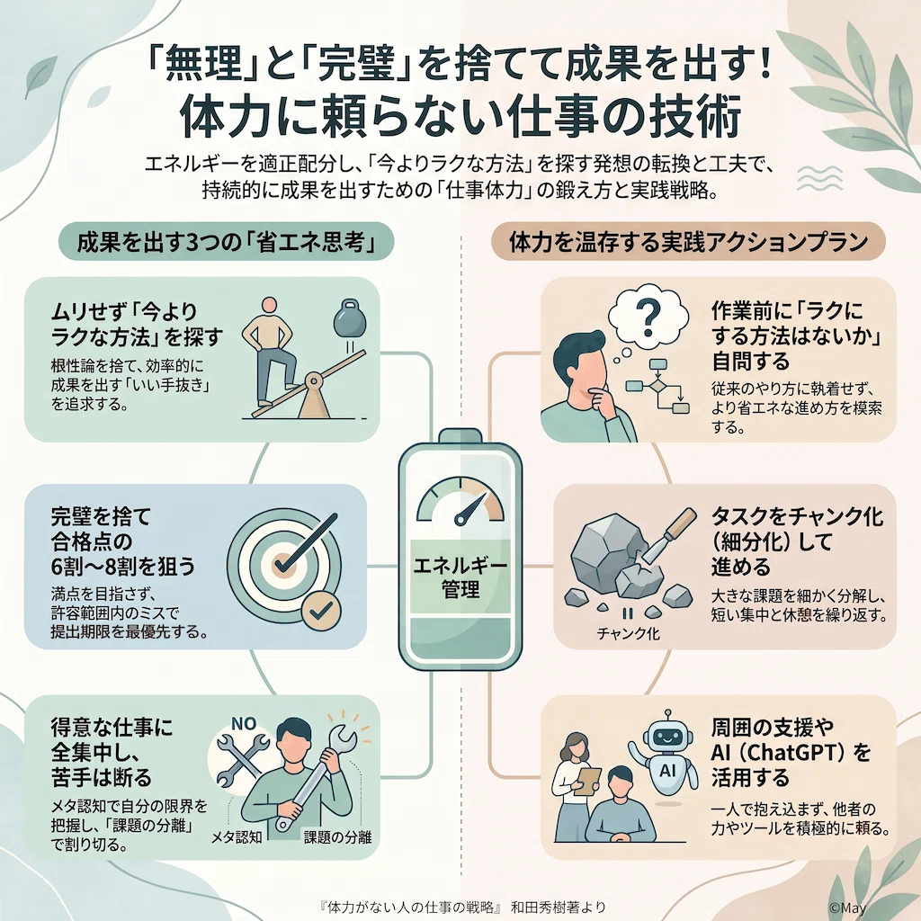 Reading Record: 'Work Strategies for People with Low Stamina' by Hideki ...