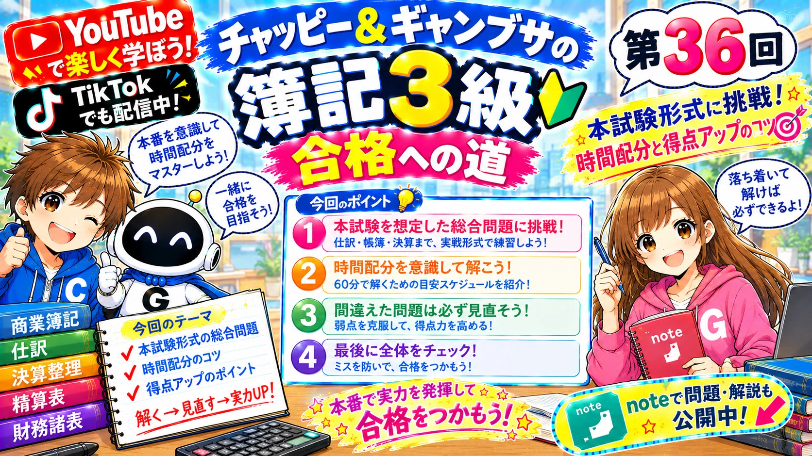 Chappy & Gambusa Bookkeeping Level 3｜ギャンブサ